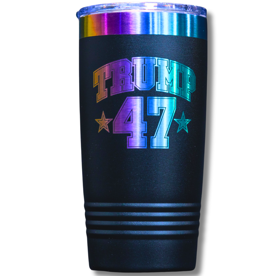 Trump 47 Patriot Tumbler 20oz - Perfect Size For Freedom Sips