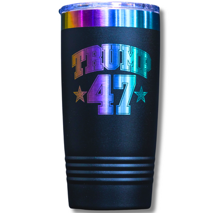 Trump 47 Patriot Tumbler 20oz - Perfect Size For Freedom Sips