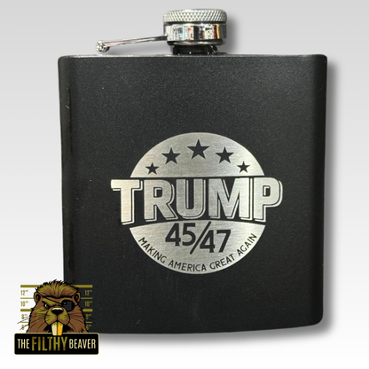 Trump Double-Term Flask | Liberal Nightmare Fuel | The Filthy Beaver