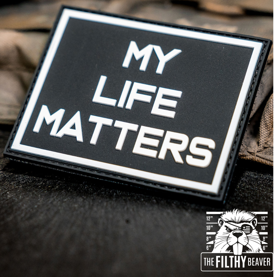 My Life Matters Patch | Durable PVC Patch Made in the USA | Original Design