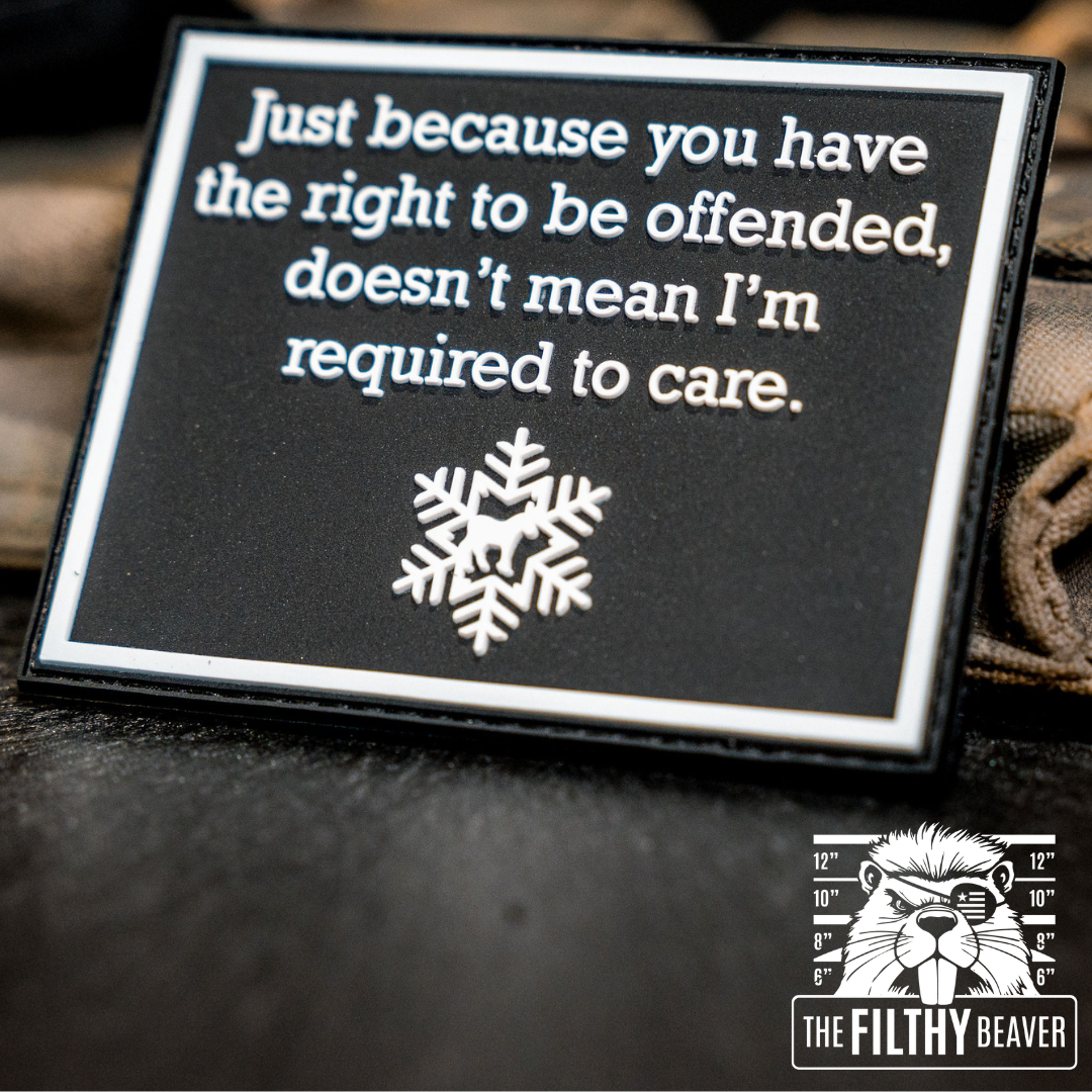 If You're Offended Patch | Durable PVC Patch Made in the USA | Original Design