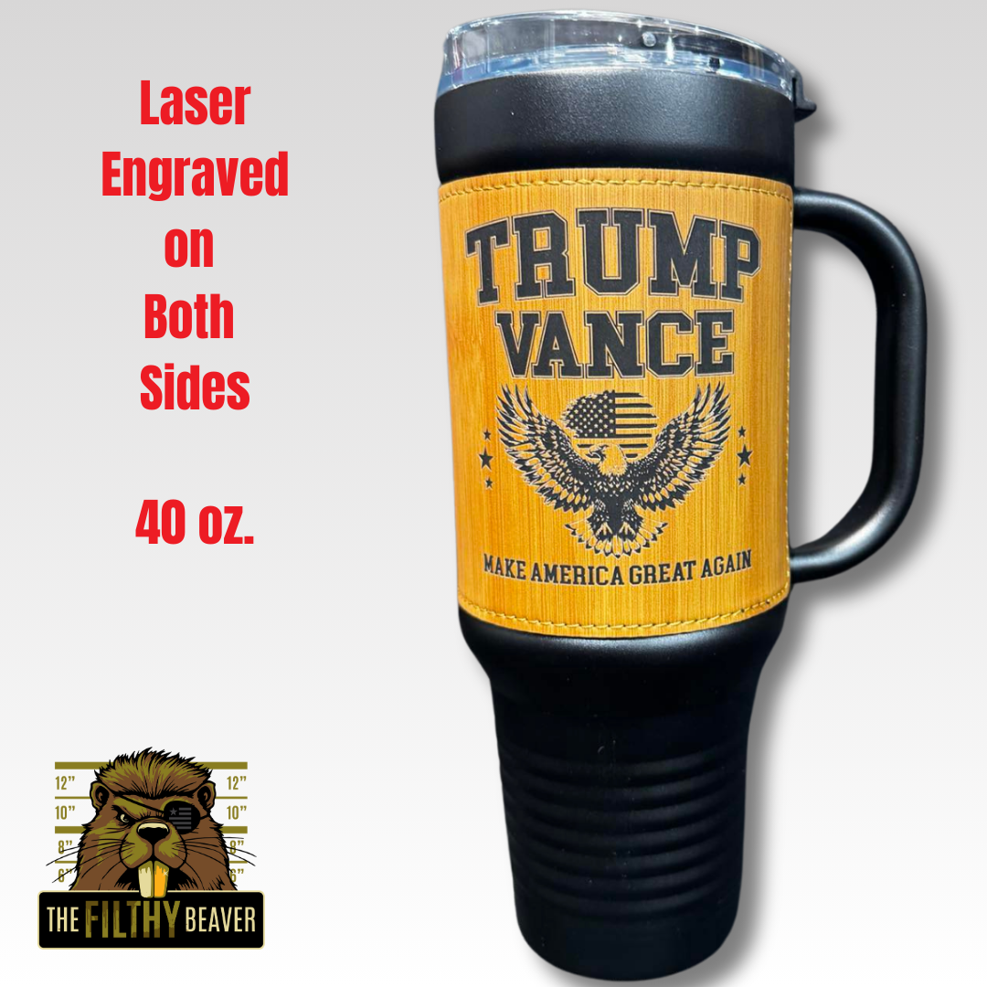 Trump Vance Eagle Tumbler 40oz - Soar Above The Liberals