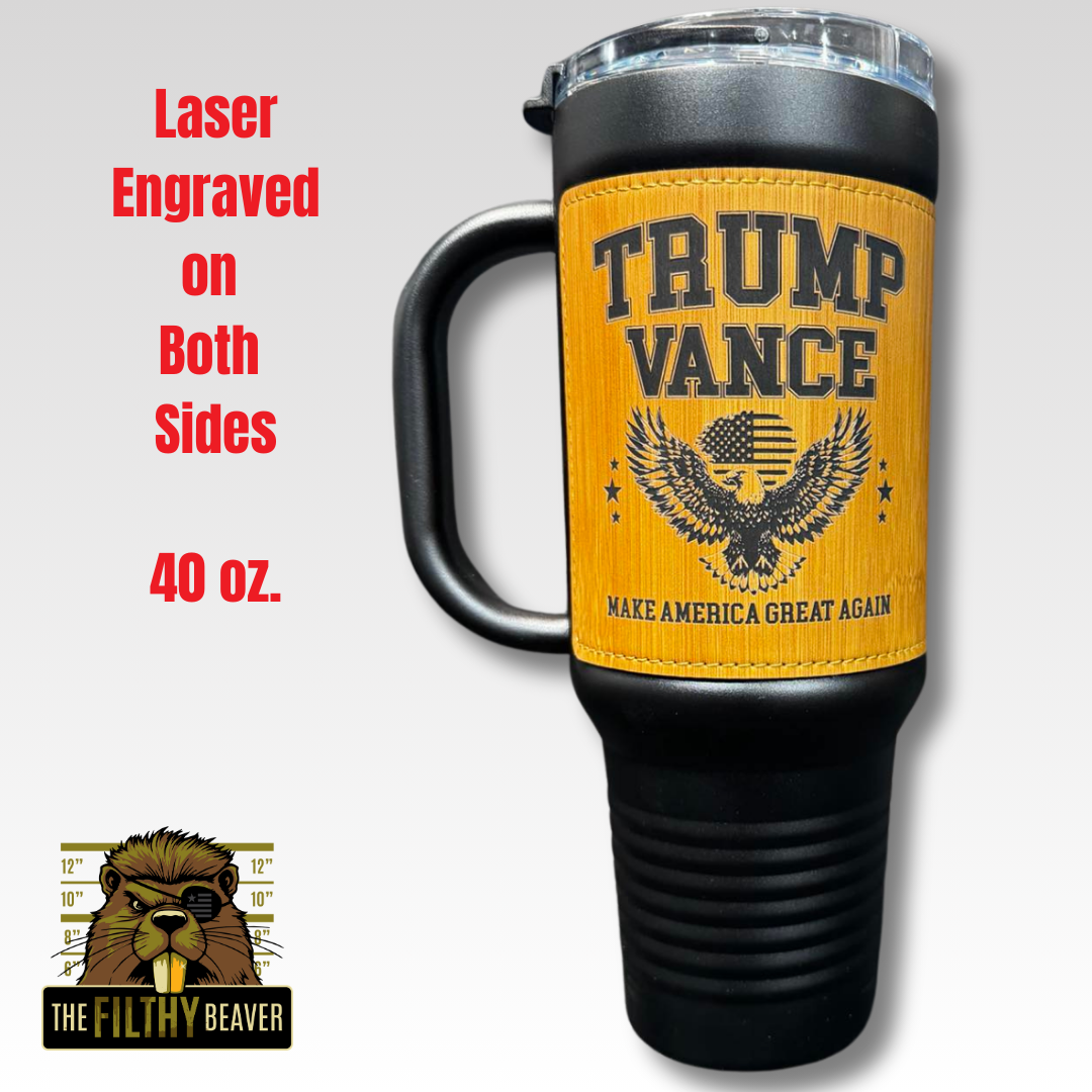 Trump Vance Eagle Tumbler 40oz - Soar Above The Liberals