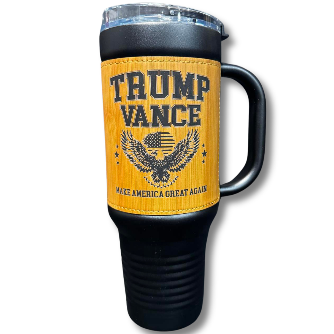 Trump Vance Eagle Tumbler 40oz - Soar Above The Liberals