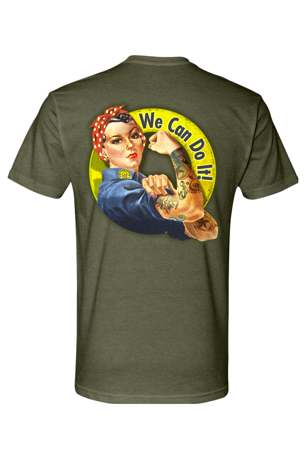 The Modern Rosie The Riveter Tribute T-Shirt